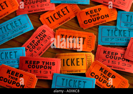 Lottery Tickets Stockfoto