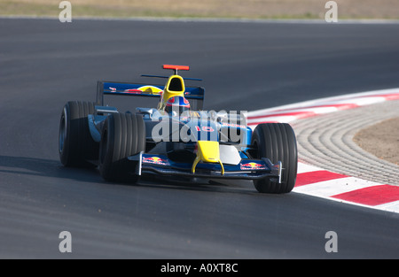 Christian Klien Österreichs in der Red Bull Formel 1 Rennwagen im Jahr 2005 Stockfoto