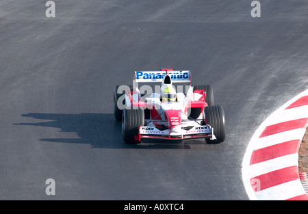 Ralf Schumacher von Deutschland in die Toyota Formel 1 Rennwagen im Jahr 2005 Stockfoto