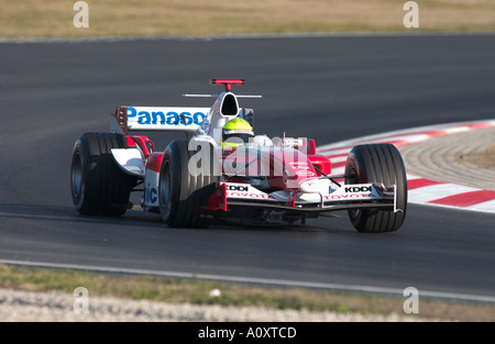 Ralf Schumacher von Deutschland in die Toyota Formel 1 Rennwagen im Jahr 2005 Stockfoto