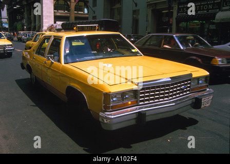 Yellow Cab-New York-USA Stockfoto