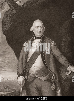 Charles Cornwallis, 1 Marquis und 2. Earl Cornwallis, 1738 - 1805. Britischer General und Staatsmann. Stockfoto