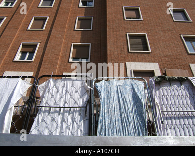 Matratzen verwendet auf Umzüge LKW im Haus bewegen Stockfoto