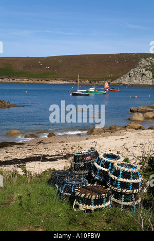 Wir von Bryher Isles of Scilly zu Tresco Stockfoto