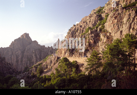 Les Calanques, Corse Stockfoto