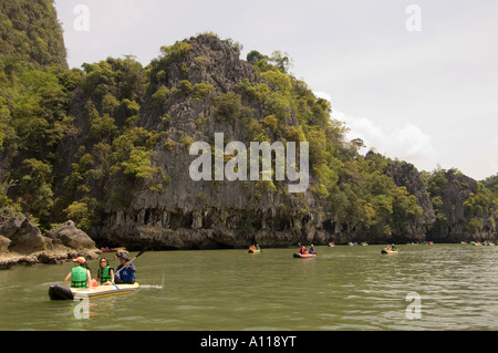 Thailand Phang Nga Bucht Stockfoto