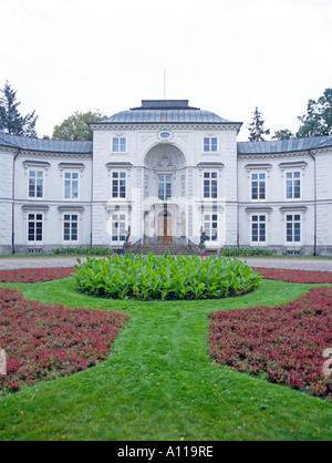 Myslewicki Palast in Warschau Lazienki-Park Stockfoto