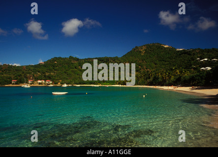 Leute, Touristen, Pelican Beach, Saint Barthelemy, St Barts, Karibik, Antillen, Frankreich Stockfoto