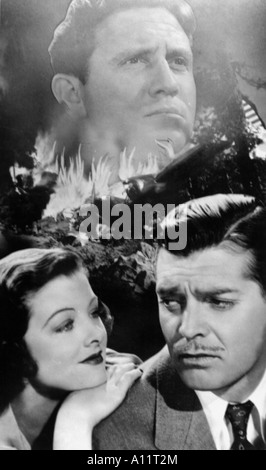 Pilote Jahr 1938 Regisseur Victor Fleming Clark Gable Myrna Loy Spencer Tracy zu testen Stockfoto