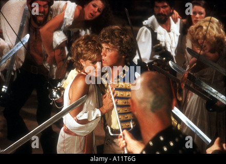 Piraten Film Baujahr 1982 Regisseur Ken Annakin Kristy McNichol Christopher Atkins anhand der Operette von Gilbert und Sullivan Stockfoto