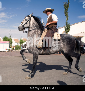 Spanische Reiter in Fuengirola Feria – Spanien – 2005 Stockfoto