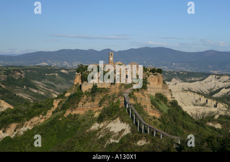 Dorf von Civita di Bagnoregio, Viterbo, Italien Stockfoto