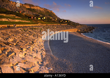 Küstenschutzes im Westen Trägerin Portland in Dorset county England UK Stockfoto