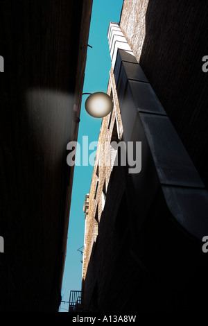 Licht in Fan Tan Alley Chinatown Victoria Kanada Stockfoto