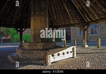 Überqueren Sie die Butter, Oakham, Rutland, England Stockfoto