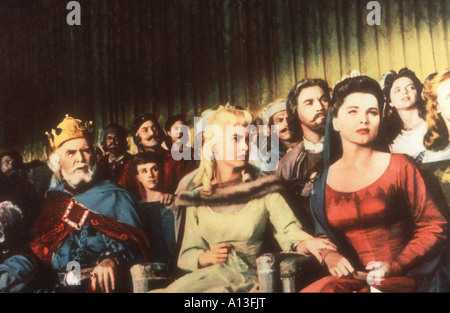 Prince Valiant Year 1954 Director Henry Hathaway Debra Paget Janet Leigh Based auf Harold Foster s Buch Stockfoto