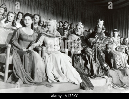 Prinz Eisenherz Jahr 1954 Regisseur Henry Hathaway Janet Leigh Debra Paget basierend auf Harold Foster s Buch Stockfoto