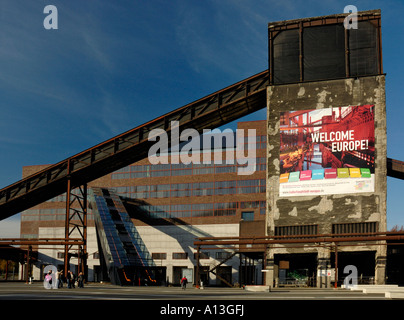 UNESCO-Kohle Bergwerk Zollverein, Grube XII, Essen, Deutschland. Ehemaligen Kohlekraftwerks waschen. Stockfoto