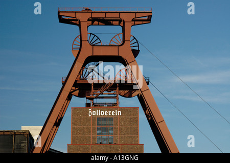 UNESCO-Kohle Bergwerk Zollverein, Grube XII, Essen, Deutschland. In 1932, geschlossen 1993 eröffnet. Stockfoto