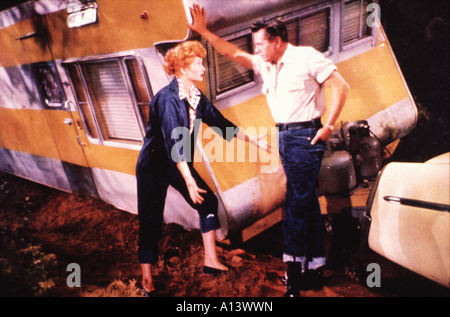 Der lange Trailer Jahr 1954 Regisseur Vincente Minnelli Lucille Ball Desi Arnaz Marjorie Main Stockfoto