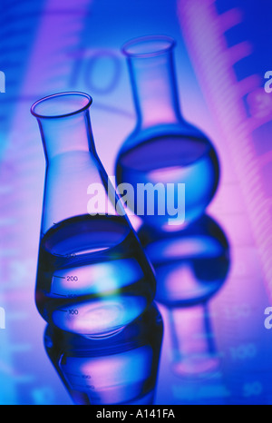 CHEMISCHE FLÄSCHCHEN Stockfoto