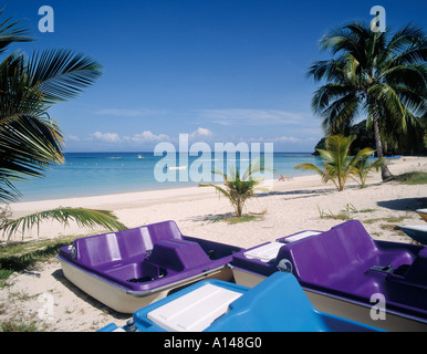 Insel Contadora auf den Pearl-Inseln, Republik von Panama.  Playa Larga. Stockfoto