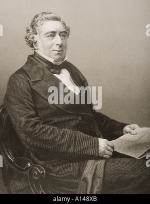 Robert Stephenson, 1803 - 1859. Deutsch Bahn- und Bauingenieur. Stockfoto