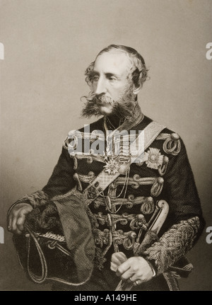 Generalleutnant James Thomas Brudenell, 7th Earl von Cardigan, 1797 - 1868. Offizier in der Britischen Armee, der Kommandant der Light Brigade. Stockfoto