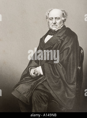 Sir Richard Bethell, 1st Baron Westbury, 1800 - 1873. Herr Bundeskanzler von Großbritannien. Stockfoto