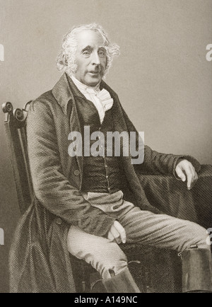 Sir Tatton Sykes, 4th Baronet, 1772 - 1863. Englisch Grundbesitzer und Lager Züchter, bekannt als Förderer von Pferderennen. Stockfoto