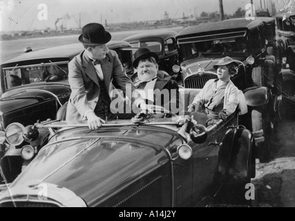 Unsere Beziehungen 1936 Harry Lachman Stan Laurel Oliver Hardy Daphne Pollard Stockfoto