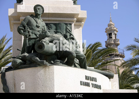 Denkmal für den Kreuzer Infanta Maria Teresa Cartagena Murcia Spanien Stockfoto