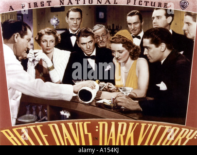 Dark Victory Jahr 1939 Direktor Edmund Goulding Bette Davis Ronald Reagan Stockfoto