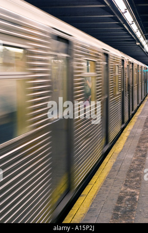 New York City u-Bahn Station Stockfoto
