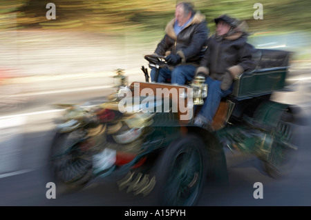 Oldtimer-Geschwindigkeit Unschärfe Stockfoto