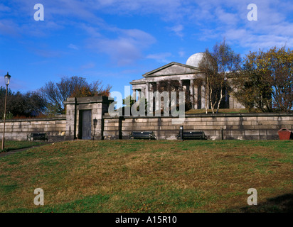 Dh alte Königsstadt Informationsstelle CALTON HILL EDINBURGH Schottland historische Gebäude historische Stockfoto