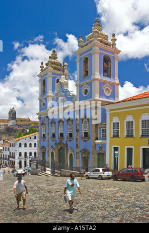 Ingreja NS Rosário Dos Pretos Salvador da Bahia Brasilien Stockfoto