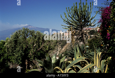 Sizilien-Ätna-Berg Vulkanausbruch Lava Italien Stockfoto