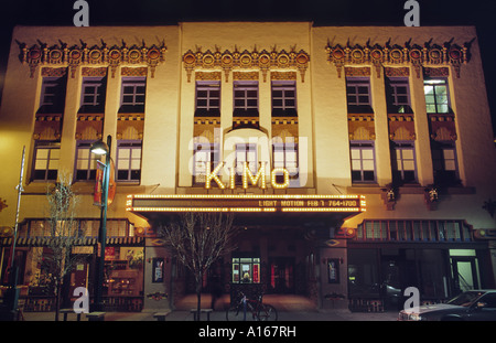 KiMo Theater auf der Route 66, Central Avenue, Albuquerque, New Mexico, USA Stockfoto