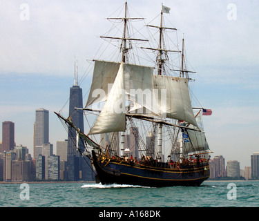 Großsegler HMS Bounty Stockfoto