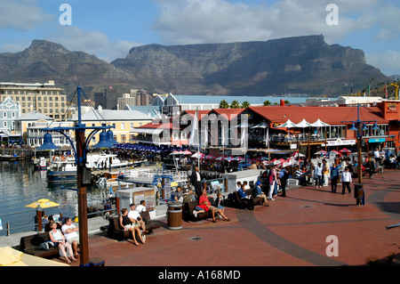 Cape Town South Africa Tafelberg Victoria Alfred Waterfront Stockfoto
