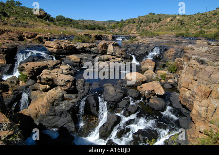 Südafrika Mpumalanga Schlaglöcher Wasserfall Transvaal Canyon Blyde River Stockfoto