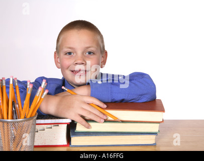 Zweite Grundschule Student Stockfoto