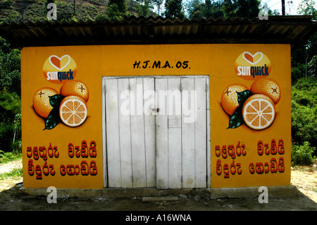 Ceylon Sri Lanka orange Saft Stockfoto