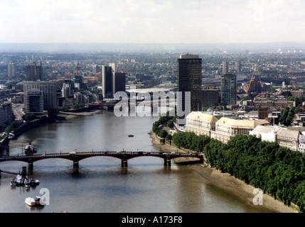 London-Blick vom London Eye Stockfoto