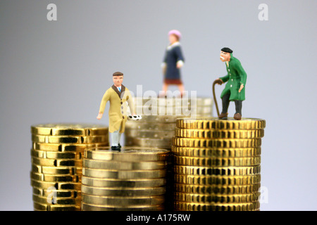 Provisioin für das Alter Stockfoto