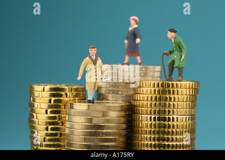 Altersvorsorge Stockfoto