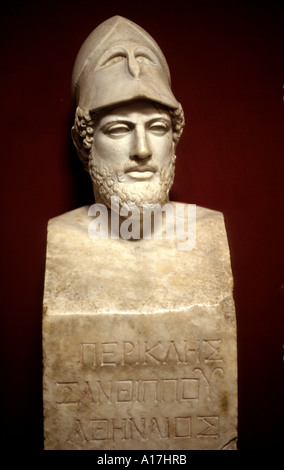 Perikles Perikles 495 429 BC Redner Staatsmann und General von Athen in der Stadt Golden Age griechische griechischen Stockfoto