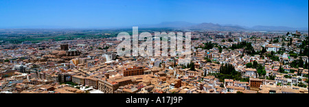 Luftaufnahme von Granada, Spanien. Stockfoto