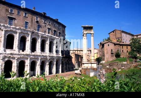 Ruinen von antiken Forum Rom römisches Italien Stockfoto